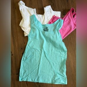 Girls Hanes Tank Tops Size Large Set of 4
